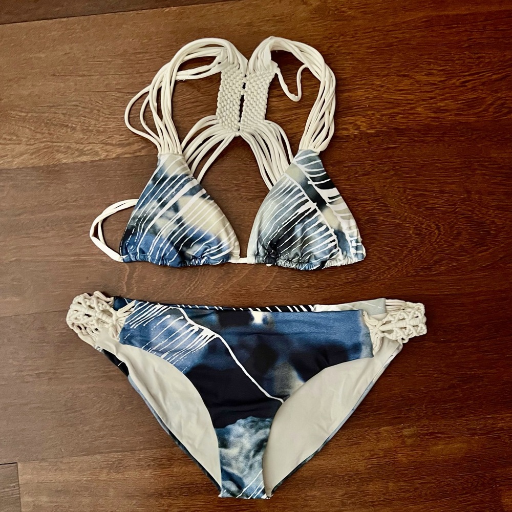 Ocean Print Bikini - EntreAguas Colombian Design